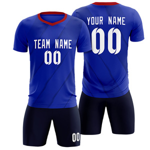 Ensembles de maillots de football américain pour hommes, nom de l'équipe, manches courtes, impression numérique personnalisée, séchage rapide, 100% coton, anti-UV, léger - Product Image 3