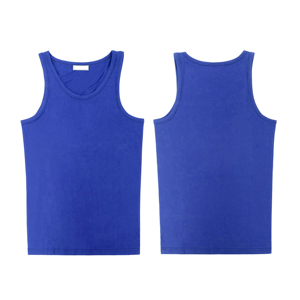 เสื้อกล้ามลำลองผู้ชายสีน้ำเงินกรมท่า ราคาขายส่งแบบกำหนดเอง ระบายอากาศได้ดี แห้งเร็ว เหมาะสำหรับออกกำลังกาย เล่นกีฬา ไม่มีแขน - Product Image 1