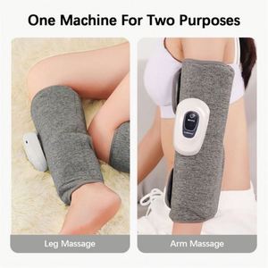 Good Quality Heating <b>Vibration</b> Leg Air Pressure Massager Wireless <b>Remote</b> <b>Control</b> Adjustable Digital Display Home Muscle Pain - Product Image 3