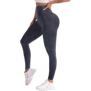 Leggings de Yoga Personalizados para Mujer, Cintura Alta, Tie Dye, Sin Costuras, Pantalones Deportivos para Gimnasio y Entrenamiento - Product Image 1