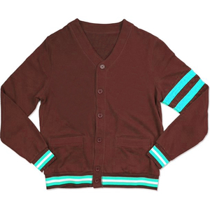 Ajoutez vos pulls personnalisés de haute qualité à col en V pour les logos de sororités/fraternités/écoles/collèges/universités, cardigans tricotés - Product Image 5