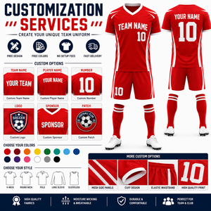 Factory Direct Personalized Custom Unisex Short Plus Size Soccer Wear Sublimated Print Soccer Jersey Set Football Team Training - Product Image 3