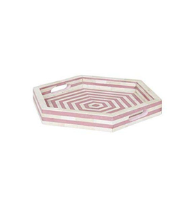 Hermosa Bandeja de Servir Moderna Hecha a Mano con Incrustaciones de Hueso |   Bandejas Decorativas Hechas a Mano en India con Incrustaciones Artísticas, Diseño de Lujo para Decoración del Hogar, al Mejor Precio - Product Image 6