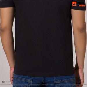 T-shirt en coton uni pour homme, coupe classique, streetwear, col rond, décontracté, manches courtes, t-shirt d'été, vente en gros - Product Image 4