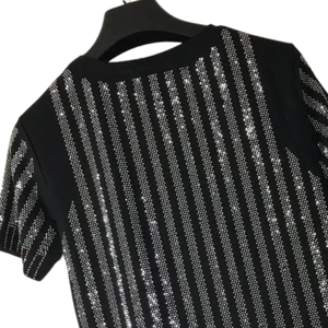 Custom Men's Acid Washed Cropped Rhinestone Metal Distressed T <b>Shirt</b> DTG Printing Cut Edge Graphic Tee 100% Cotton T <b>Shirts</b> - Product Image 3