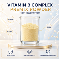 Prémélange en poudre de complexe de vitamines B avec biotine, choline, inositol et PABA pour la fabrication de produits nutraceutiques