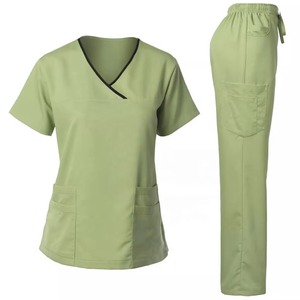 High Quality Women's Hospital Nurse <b>Scrubs</b> Skirts Dresses Uniforms Antiwrinkle Polyester/Cotton Medical Women <b>Scrub</b> <b>Sets</b> - Product Image 1