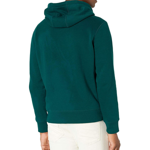 Sweat-shirt à capuche zippé à manches longues pour homme, coupe classique, en molleton 100% coton, délavé, motif imprimé color block tendance, ODM - Product Image 3