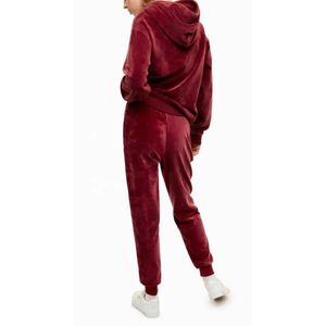 Ensemble de survêtement décontracté pour femme en coton 100% durable, tricot uni, pour la remise en forme, le yoga, la course à pied et l'exercice - Product Image 1