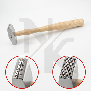 Marteau de texturage double face à 4 pointes en étoile et croix, outil DIY pour créer diverses textures de surface métallique, vente chaude - Product Image 6