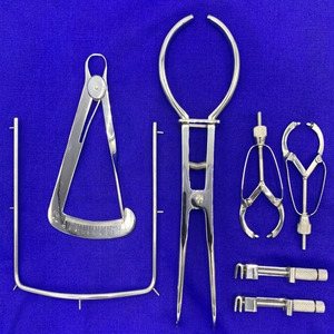 Kit d'instruments dentaires Jamso Industries : Pince à caoutchouc, cadre de calibre Iwanson, matrice, et retenue Tofflemire en acier inoxydable - Product Image 5