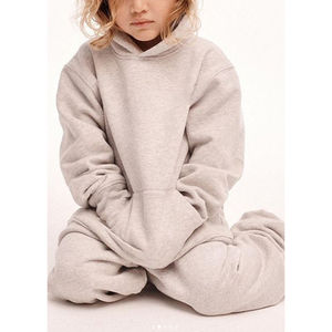 Wholesale 2-Piece Hoodie <b>Jogger</b> Tracksuit <b>Set</b> for Kids High Quality Casual Eco-Friendly <b>Plus</b> <b>Size</b> Clothing Windproof Front - Product Image 5