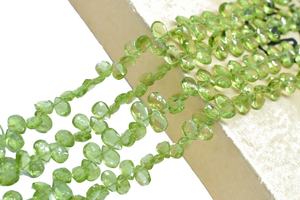 100% llegada Natural peridoto facetado forma de pera cuentas peridoto Briolette cuentas peridoto para la fabricación de joyas - Product Image 5