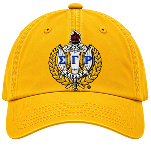 Sigma Gamma Rho Custom Sorority Dad <b>Hat</b> for <b>Women</b> Greek Letter Embroidered Baseball Cap Adjustable Cotton Casual Streetwear - Product Image 1