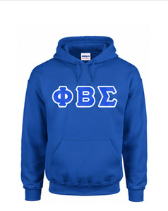 New Style Fraternity <b>Men</b> Hoodies Two Tone Flexible Bottom Phi Beta Sigma Screen Printing Raglan Sleeve Cotton - Polyester Autumn - Product Image 1