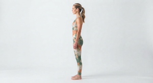 <b>Tie</b> <b>Dye</b> Sports Bra and Leggings <b>Set</b> Scoop Neck Crop Top High Waist Workout Activewear Yoga Outfit - Product Image 2