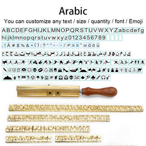 Letras Flexibles Tipo T para Estampado en Caliente, Molde de Grabado CNC, Personalización RCIDOS, Números/Alfabeto/Caracteres Hebreos de Latón - Product Image 4