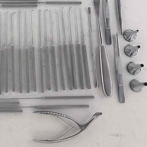 Juego de Instrumentos Manuales de Timpanoplastia de Acero Inoxidable Alemán, 60 Piezas, Microcirugía de Oído, Calidad ORL, Nuevo Instrumento Quirúrgico ISO - Product Image 5
