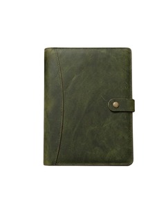 Stylish Leather Executive Portfolio <b>Folder</b> Business <b>Document</b> Organizer Resume Holder Card Pocket Writing Pad for Work and <b>Travel</b> - Product Image 1