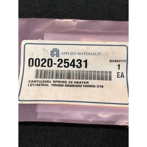 AMAT 0020-25431 CANTLEVEL SPRING ZX HEATER, 170730 - อุปกรณ์และอะไหล่เซมิคอนดักเตอร์ระดับโลกที่เชื่อถือได้ - Product Image 3
