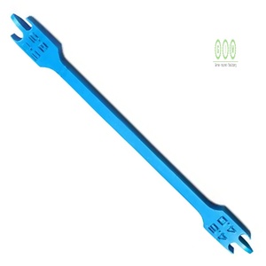 Jauge de hauteur de bracket dentaire professionnelle en acier inoxydable, instrument orthodontique pour des mesures cliniques précises - Product Image 4