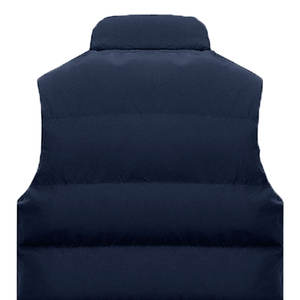 Gilets pour hommes sur mesure, couleur gris, vêtements de mode, coupe-vent d'extérieur, gilet chaud matelassé, veste matelassée, service OEM - Product Image 6