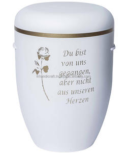 Urna de metal galvanizado estilo europeo al por mayor, pequeña tienda, caja de cenizas conmemorativas personalizada, urna humana funeraria americana para cremación - Product Image 4