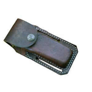Cuchillo de Camping de Acero de Damasco con Hoja Fija y Mango de Madera, Cuchillo de Caza Hecho a Mano para Exteriores con Funda Protectora de Cuero a Juego - Product Image 6