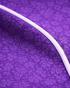 ชุดโยคะสองชิ้นสีม่วงสำหรับผู้หญิง เสื้อครอปซิปและกางเกงขาบานเอวสูง ตะเข็บตัดกัน ชุดออกกำลังกาย ชุดฟิตเนส ผู้ผลิตตามสั่ง - Product Image 6