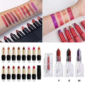 High Pigment Waterproof Matte <b>Lipstick</b> Long Lasting Moisturizing Non Stick Vegan Formula Private Label Lip Makeup - Product Image 2