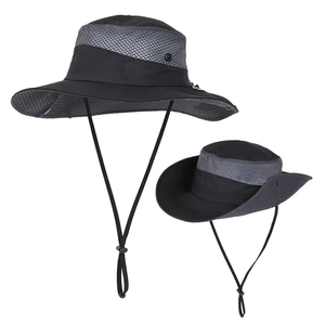 Sombrero de Pescador Unisex para Verano, de Secado Rápido, Ala Ancha, Poliéster, para Ciclismo, Montañismo, Pesca, Protección Solar, Venta al Por Mayor - Product Image 1