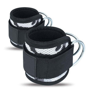 Customized Neoprene Padded Weight Workout <b>Support</b> Gym Adjustable <b>Ankle</b> Cuffs Fitness <b>Ankle</b> Straps - Product Image 1