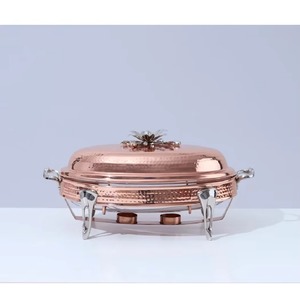 Casserole ronde en fonte émaillée avec couvercle, design moderne durable, compatible four et tous types de cuisinières - Product Image 4
