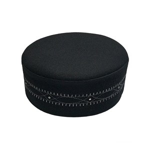 Kufi OEM Vente en gros Meilleures ventes Bonnet de prière islamique Coiffe musulmane traditionnelle Tendance turque Coton de haute qualité Dentelle et maille - Product Image 3