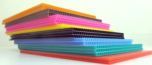 Color PP Hollow <b>Sheet</b> Corrugated <b>Plastic</b> Board Cuttable Moulded Panel for Display and Industrial Use - Product Image 2