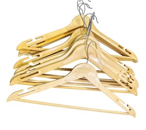 Hot Selling Heavy Duty Eco-Friendly Extra Wide Shoulder Solid Wooden Suit Outerwear Hangers Stainless Steel <b>Hooks</b> for Jackets - Product Image 3