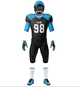 Uniforme de football américain de haute qualité à prix raisonnable, unisexe, confortable, léger, imprimé sur le devant, séchage rapide, 100% polyester - Product Image 6