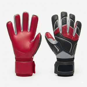 Gants de gardien de but de football professionnels, en cuir PU, antidérapants, respirants, avec sangle de poignet réglable, unisexe - Product Image 2