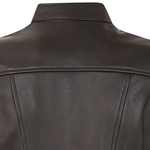 Veste en laine et viscose crochetée pour femme, style motard, noire, décontractée, rembourrée en coton, séchage rapide, vente en gros pour l'hiver - Product Image 3