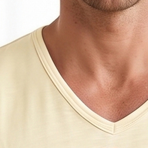 T-shirt à manches courtes oversize pour homme, col en V personnalisé, vêtements de yoga et de fitness, t-shirt de sport ample pour homme - Product Image 6