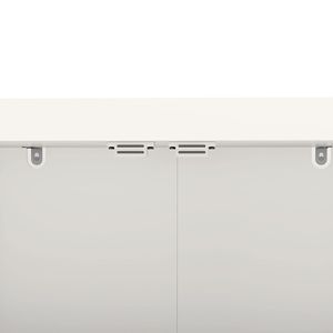 Armadio dispensa da cucina bianco alto 72 pollici con ripiani regolabili e cassetto, organizer autoportante - Product Image 5