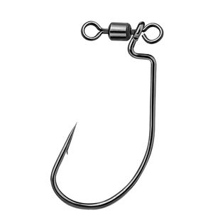 Nouveau produit : Rig de pêche, Hameçon drop-shot pré-monté, Hameçon jig à ventre large, Émerillon à boucle, Texas Rig pour leurres souples par zuol - Product Image 6