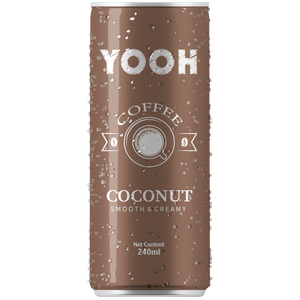 Bebida de café de coco Premium de 250ml, el mejor café en grano de Vietnam con energía dulce y cafeína empaquetado en caja a granel - Product Image 1