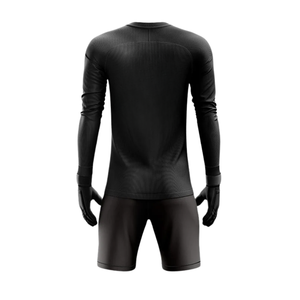 Conjunto de Portero Maze Lines, Jersey de Manga Larga con Cuello Redondo y Pantalones Cortos para Hombre, Sublimado, Ecológico, de Secado Rápido, en Poliéster, para Fútbol - Product Image 2