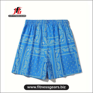 <b>Men's</b> Plus Size XS High Quality Spandex/Cotton Shorts Breathable High Street Style Custom Front Sublimation <b>Bandana</b> Print Solid - Product Image 6