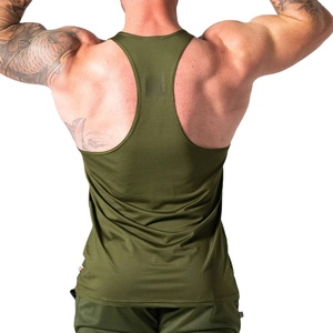 Camiseta sin mangas de entrenamiento para hombre, de largo extendido, con dobladillo caído, ajuste seguro, ecológica, de secado rápido, antipilling, antipreensión, para máxima movilidad - Product Image 6