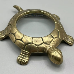 Centre de table en métal de qualité en forme de tortue pour la décoration artistique du salon et le style de mobilier moderne - Product Image 1