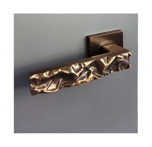 Victorian Elegance Brass Handle Edwardian Style Door Lever Baroque Design Brass Handle Heritage Manor Door Pull - Product Image 2