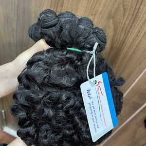 30% de remise pour le Black friday Vietnamien Super Double Drawn Curly Weft Hair Beaucoup de couleurs tendance disponibles en stock - Product Image 1