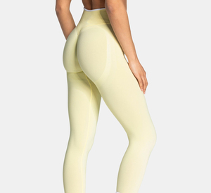 Leggings de Cintura Alta para Mujer, Leggings Deportivos Elásticos de Color Sólido, Suaves y Delgados, con Bolsillo Interior - Product Image 3
